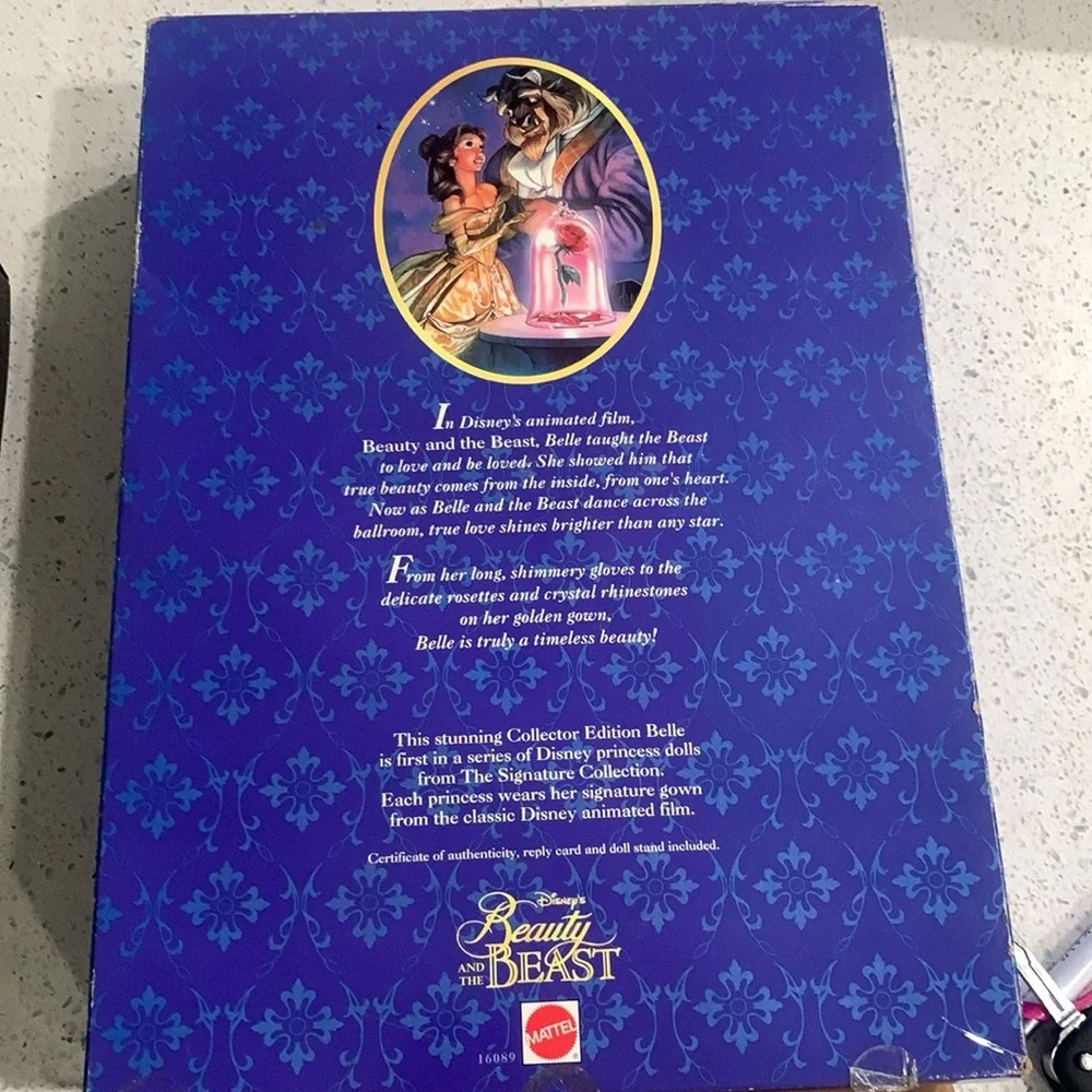 NIB Disney Signature Collection Beauty and the Beast Belle Doll in Gold Dress - Picture 7 of 8